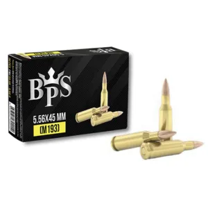 BPS 5.56X45mm 55gr M193 Brass Centerfire Rifle Ammunition 30 Round Box