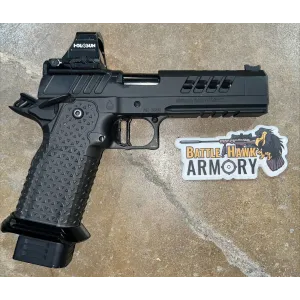 Atlas Gunworks Artemis RDS, 9mm, 4.6 Barrel, 3 Magazines, RMR plate w/ Holosun Comp Green Dot Installed Pistol