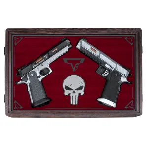 TTI Taran Tactical Innovations 2011, 2x Punisher Two Tone 5.4 9mm Pistol, Boxed Set, Only 20 Made
