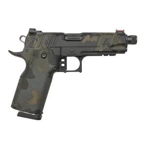 Alpha American Firearms' AAF3, 9mm, 5 Threaded Barrel, 2- 17rd Magazines, Night Ops Mutlicam Finish, Optics Ready, Pistol