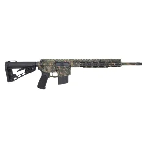 Wilson Combat Tactical Hunter, 6mm ARC, 18 Fluted Barrel, 1- 15rd Magazine, Green Tiger Stipe Camo, Rifle