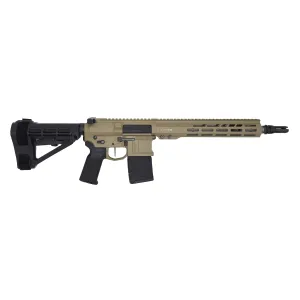 Blackout Defense Quantum DTL, 6mm ARC, 12.5 Barrel, Slick Side, Adjustable Gas Block, FDE, Pistol