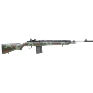 Springfield M1A Super Match Rifle SA9805CA, 308 Winchester, 22.0 in Douglas Custom Hvy Match BBL, McMillian Fiberglass Camo Stock, Stainless Finish, 10+1 Rds