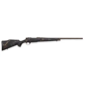 Weatherby VTA270NR4T Vanguard Talus Full Size 270 Win 5+1 24 Patriot Brown Cerakote #2 Contour Threaded Barrel & Drilled & Tapped Steel Receiver, Black w/Rust Brown, Smoke & Stone Sponge Monte Carlo Synthetic Stock, Rifle