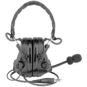 3M/Peltor ComTac V MT20H682FB-47 SV, Electronic Earmuff, Headband, Foldable, Single Lead, Standard Dynamic Mic