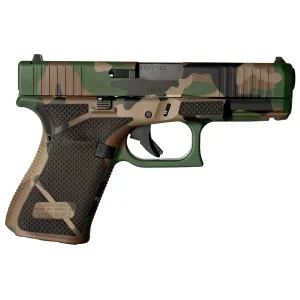 Weapon Works G19 Gen5 Compact Frame 9mm Luger 10+1 4 in Black GMB Barrel, M81 w/Diamond Stippling Serrated Steel Slide & Polymer Frame w/Picatinny Rail, Pistol
