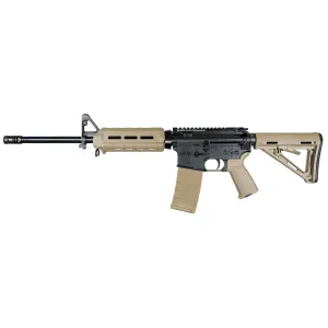 Black Rain Ordnance A2, Semi-automatic, AR, 223 Remington/556NATO, 16 in Chromoly Barrel, Anodized Finish, Black, Flat Dark Earth Furniture, Magpul CTR Stock, Magpul MOE Grip, 30 Rounds, 1 Magazine BRO-21111703