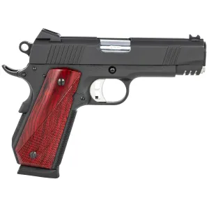Fusion Precision 1911RIPTIDEC9MM Freedom Riptide C 9mm Luger 4.25 in 8+1 Black Black Military 70 Series Steel Slide Cocobolo Grip