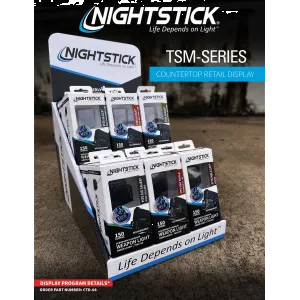 Nightstick CTD08 Counter Display 12 TSM Weapon Light w/Green Laser