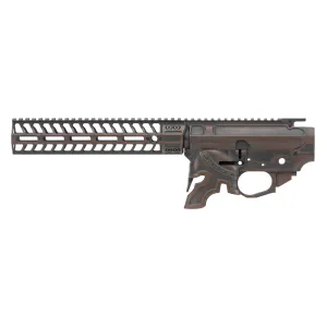 Spikes Tactical Spartan Set, Semi-automatic, Matching Lower/Upper Handguard Set, 223 Rem/556NATO, 10 in MLOK Rail, CNC Machined from a 7075 Billet Aluminum, Bronze Battleworn STSB610-CM1