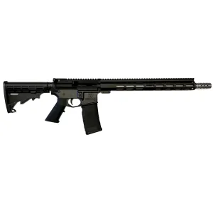 Great Lakes AR-15 Rifle GL15223SPTSSBLK, 223 Wylde, 16 Barrel, Adjustable Stock, M-LOK, Black, 30 Rds