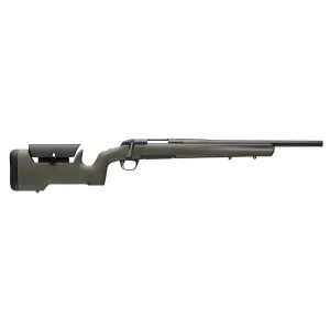 Browning 035598299 X-Bolt Max SPR 6.8 Western 3+1 20 Matte Blued Threaded Heavy Sporter Barrel, Matte Blued Drilled & Tapped/X-Lock Mount Steel Receiver, Synthetic OD Green Vertical Grip Stock w/Adj Comb, Rifle