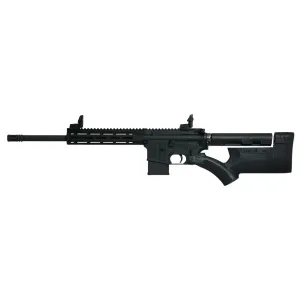 Tippmann M4-22 Pro Compliant, Semi-auto Rifle, AR, 22 LR, 16 in Barrel, Composite MLOK Handguard, Faux Slip Fit Flash Hider, Matte Finish, Black, Thordsen Stock, Front/Rear Flip Sights, 1 Mag, 10 Rounds A101091