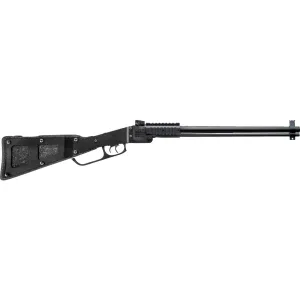 Chiappa M6 Folding Rifle 22lr and 12ga 185 in Black 500188