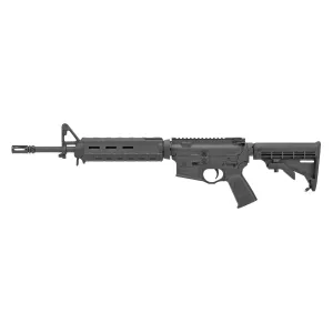 Spikes Tactical Gadsden, Semi-automatic, AR, 223 Remington/556NATO, 14.5 in(16 in OAL With Pinned Flash Hider), Mid-length Gas System, Cerakote Black, Black MOE Handguard, No Mag STR5050-MMGE