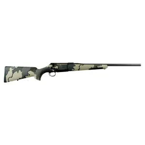 Sauer S1KVIAS65C 100 6.5 Creedmoor 5+1 22 in Cold Hammer Forged Barrel & Steel Receiver, Matte Blued Finish, Exclusive KUIU Visa Camo Ergo MAX Synthetic Stock, Adjustable Single-Stage Trigger, Three-Position Safety, Rifle