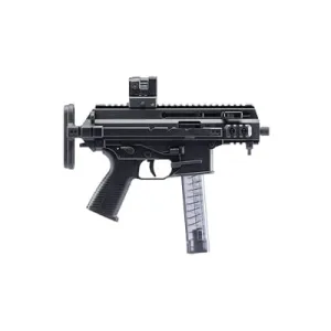 B&T APC9K 9mm 4.33" Bbl Glock Lower Black Short Barrel Rifle w/Telestock (NFA) BT-361765-02-SBR-G-TS