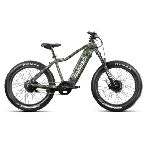 Rambo Bikes R500X2KFFVWC Krusader 2.0 Full Frame TrueTimber Viper Western Camo AWD System w/Dual Chain Pivot Tensioner, Dual Bafang G060 Motor, 20 mph Speed