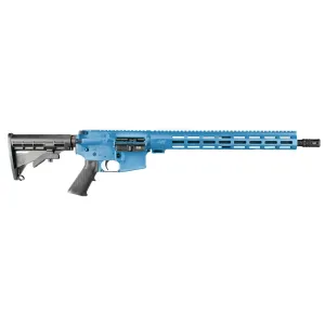 Alex Pro Firearms Guardian, Semi-auto Rifle, AR, 556 NATO/223 Remington, 16 in 4150 Barrel, 15 in MLOK Handguard, Cerakote Finish, Polar Blue, Polymer Grip, APF M4 Stock, 1 Mag, 30 Rounds RI282PB