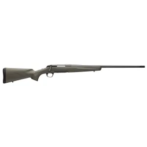 Browning 035597299 X-Bolt Hunter 6.8 Western 3+1 24 in Matte Black Threaded Barrel, Matte Blued Drilled & Tapped/X-Lock Mount Steel Receiver, OD Green Fixed Synthetic Stock