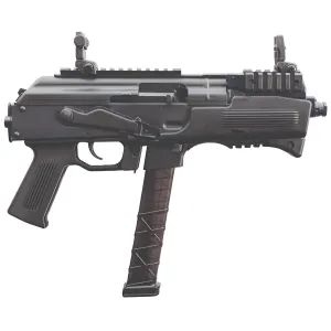 Charles Daly CF440130 PAK-9 9mm Luger 10+1 6.30 in Matte Black Steel Barrel, Matte Black Steel w/Picatinny Rail Receiver, Black Polymer Grips, No Brace, Sling Swivel, Pistol