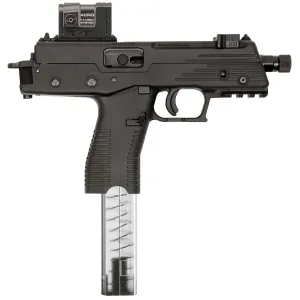 B&T BT4200USTB TP w/Optic 380 ACP 30+1 5 Threaded, Black, Pic Rail Frame, No Brake, Iron Sights, Aimpoint Acro Included, Tactical Pistol