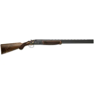 F.A.I.R. FRJBPRTG1628 Jubilee Prestige Tartargua Gold 16 Gauge 2rd 2.75 in 28 in Blued Barrel, Chrome Engraved Aluminum Receiver, Fine-Pitch Checkered Walnut Stock, Gold Trigger Includes ABS Case, Shotgun