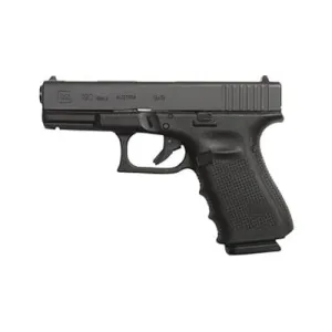 Glock 19C, GEN 4, Semi-auto, Safe Action, Compact, 9MM, 4.01, Polymer, Matte, 15Rd, 3 Mags, Glock OEM Rail, Reb, Fixed Sights PR1959103