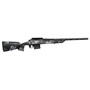 Horizon RF002S212416C00 VenaticX 300 Win Mag 5+1 24 in Barrel w/iota Muzzle Brake, Horizon Stiller Action, KG Gun Kote Metal Finish, Black w/Gray Sponge Pattern Accents iota Carbon X Stock, Trigger Tech Trigger, Rifle