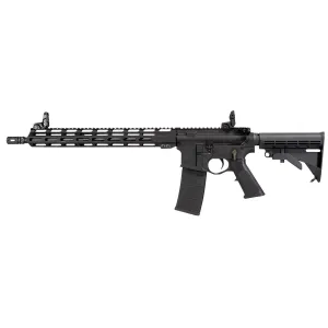 Raptor Defense RD10360 RD-15 300 Blackout 30+1 16, Black, Billet Rec, 15 M-Lok Handguard, M4 Style Stock with QD Mount, A2 Grip, Flip-Up Sights, Ambi Trigger, A2 Flash Hider, Includes Soft Case, Rifle