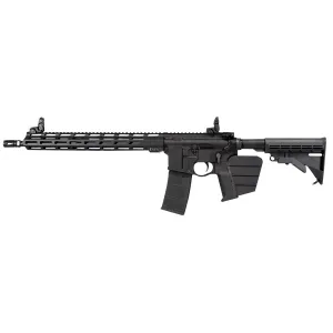 Raptor Defense RD103C1 RD-15 *CA Compliant 300 Blackout 10+1 16, Black, Billet Rec, 15 M-Lok Handguard, M4 Style Stock with QD Mount, Featureless Paddle Grip, Flip-Up Sights, Ambi Trigger, A2 Muzzle Brake, Includes Soft Case, Rifle