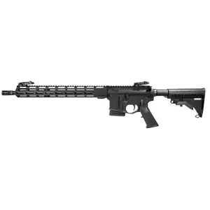 Raptor Defense RD103C2 RD-15 *CA Compliant 300 Blackout 10+1 (Fixed Mag) 16, Black, Billet Rec, 15 M-Lok Handguard, M4 Style Stock with QD Mount, A2 Grip, Flip-Up Sights, Ambi Trigger, A2 Flash Hider, Includes Soft Case, Rifle