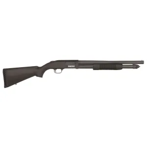 Mossberg 51603 590S Shockwave 12 Gauge 18.50 in 10+1 (1.75 in Shells) 3 in Chamber Matte Blued Barrel/Rec. Black Fixed Synthetic Stock Corncob Forend Right Hand