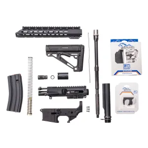 Anderson G2K823A003 AM-15 Complete Kit 5.56x45mm NATO AR Platform Black Hardcoat Anodized