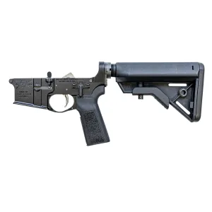 Sons Of Liberty Gun Works M4LOWERLFTMSSL Lower Receiver 7075-T6 Aluminum Black Hard Coat Anodized