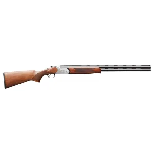 Charles Daly 202, Over/Under, 20 Gauge, 3 in Chamber, 26 in Barrel, Blued Finish, Black, White Finish Receiver, Walnut Stock, Fixed Fiber Optic Front Sight, 2 Rounds, Includes (5) Chokes - SK, IC, M, IM, F 930.217