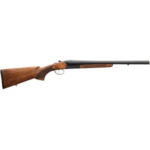 Chiappa 930360 500 Field 12 Gauge Break Open 3 2 20 Black Side By Side Barrel, Black Steel Receiver, Fixed Walnut Wood Stock, Shotgun