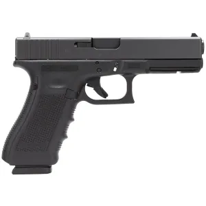 Glock PG3150203 G31 Gen4 357 Sig 4.49 in Barrel 15+1, Black Frame & Slide, Finger Grooved Rough Texture Grip, Modular Backstrap, Reversible Mag. Catch, Safe Action Trigger, Pistol