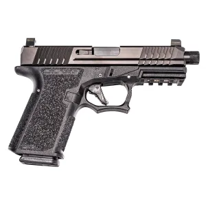 Polymer80 PFC9TFNSBLK PFC9 Compact 9mm Luger 4.02 in 15+1 NS Black Aggressive Textured Black Polymer Grip