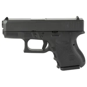 Glock 33, Semi-automatic, Striker Fired, Sub-Compact, 357 Sig, 3.43 in, Black, Interchangeable, 9 Rounds, 2 Mags, Fixed Sights, Polymer, Matte G33AUT