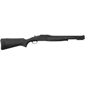 Chiappa 930384 202 AXT 12 Gauge 3 2 20 Black Over/Under Vent Rib Barrel, Black Pic Rail Steel Receiver, Black Adj Comb Synthetic Stock, Tactical Shotgun