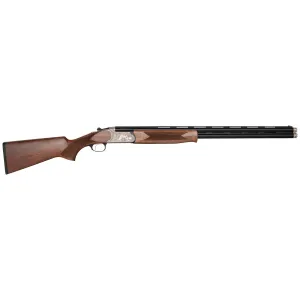 Charles Daly 202 Engraved, Over/Under Shotgun, 28 Gauge, 3 in Chamber, 26 in Barrel, Blued Finish, Walnut Stock With Checkered Pattern, Fiber Optic Sight, 2 Rounds, Includes 5 Choke Tubes (Beretta/Benelli)- F,IM,M,IC,C 930.344
