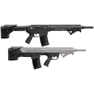 Charles Daly Hydra 902, Semi-auto Shotgun, Bullpup, 12 Gauge, 3 in Chamber, 18.7 in Barrel, Matte Finish, Black, 2 Mags, 5 Rounds, Included Spare Standard Lower and Flip Up Sights 930.364