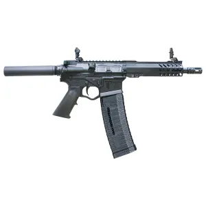 ET Inc ETAGOMEGAP160 Omega-P1 223 Rem/5.56 NATO 7.50 Black Threaded Barrel, M-LOK Handguards, Pistol Tube, Black Poly Grips, Tactical Pistol