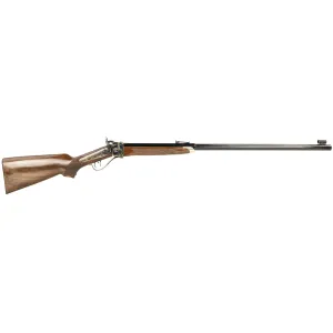 Davide Pedersoli 010S74947G 1877 Sharps Long Range 45-70 Gov 1rd 30 in Barrel, Black Metal Finish, Walnut, Pistol Grip Stock, Blade Front/Rear Sights, Double Set Trigger, Rifle