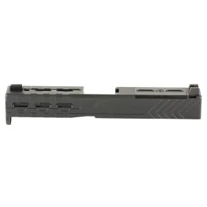 Sylvan Arms Complete Custom Slide, Trijicon RMR Slide Cut, For Glock 19 GEN4, DLC Finish, Black, Includes Internals, RMR Cover/Adapter Plate, RMR Locating Pins and Plate Screws GL19G4SK