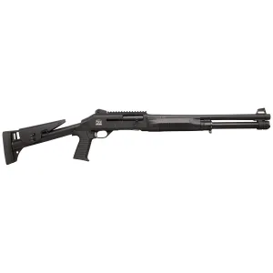Charles Daly DPS Tactical, Semi-auto Shotgun, 12 Gauge, 3 in Chamber, 18.5 in Barrel, Matte Finish, Black, 5 Rounds, Ghost Ring Sights 930.386