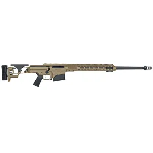 Barrett MRAD Rifle System 18497, 6.5 Creedmoor, 24 in Fluted Match Grade Barrel, Bolt-Action, Folding Stock, Adj Match Trigger, FDE Cerakote Finish, 10 Rds