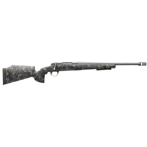 Browning 035584282 X-Bolt Pro McMillan LR SPR 6.5 Creedmoor 4+1 18 in Fluted, Carbon Gray Barrel/Rec, Sonora Carbon Ambush Camo Fixed McMillan Game Warden 2.0 Stock, Recoil Hawg Muzzle Brake