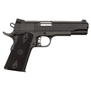 Rock Island 51632 Rock Standard FS 9mm Luger 10+1 5 in Barrel, Overall Black Parkerized Finish Steel, Beavertail Frame, Serrated Slide & Black Rubber Grip, Pistol